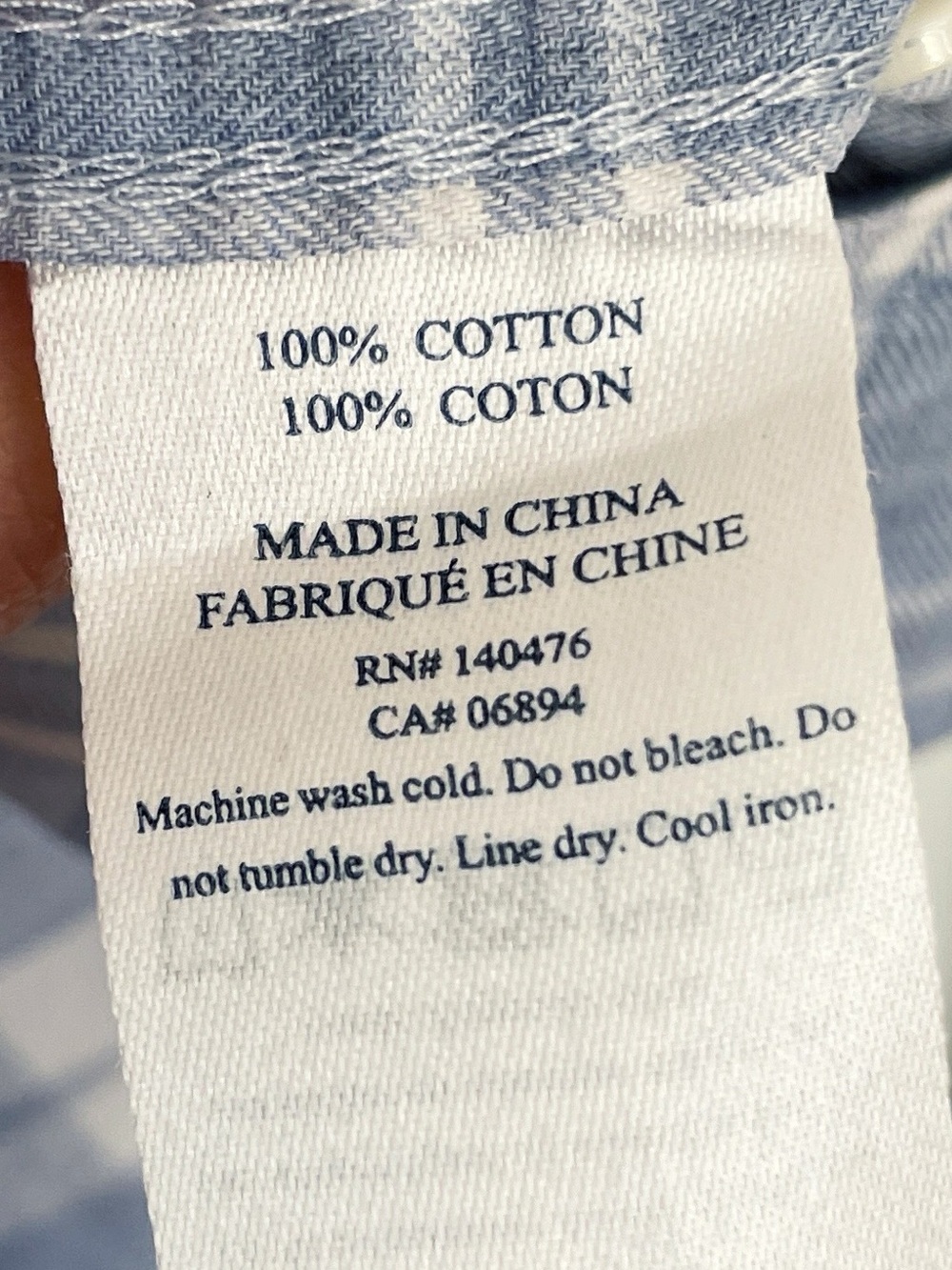 Faherty Plaid Button Up Shirt Ventura Steel Heather Long Sleeve Mens Medium Blue - Picture 6 of 11
